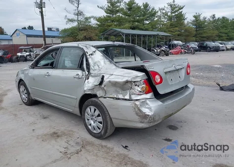 2003 Toyota Corolla Le из США, поврежденный, VIN 2T1BR32E83C012027